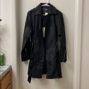 Black trench coat